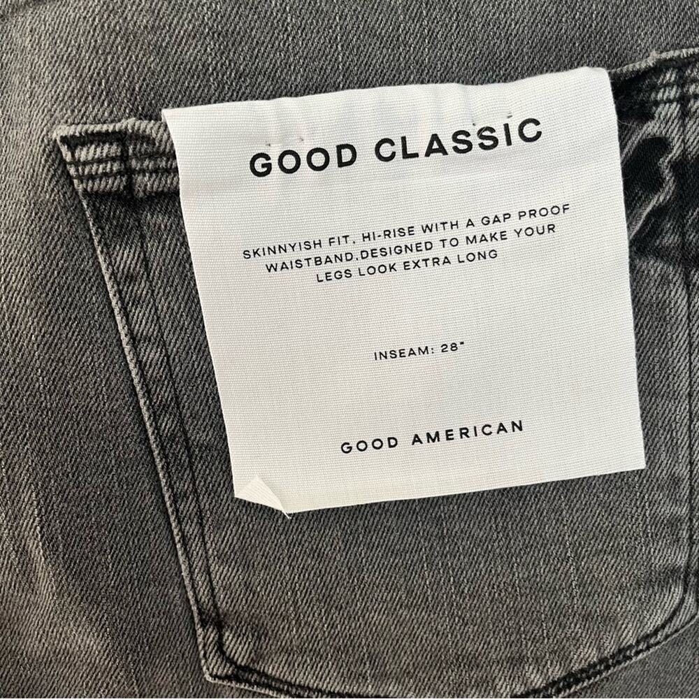 Good American S GOOD CLASSIC skinnyish fit high rise size 12/31 jeans - Picture 5 of 6